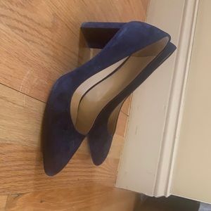 Navy Suede M.Gemi heels